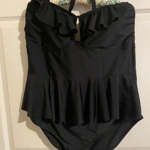 Forever 21+ One Piece Ruffle Swimsuit